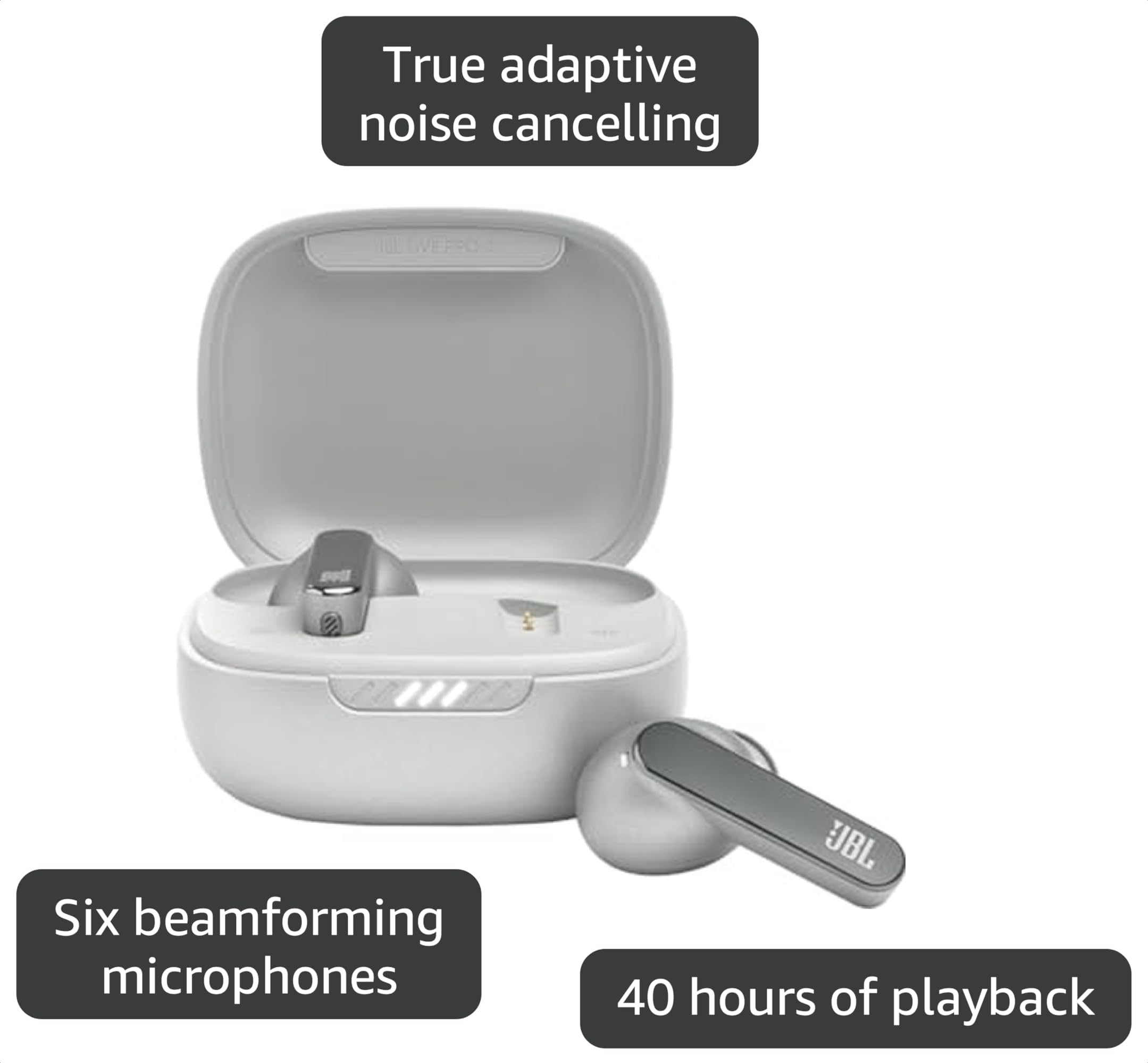 Amazon.com: JBL Live Pro 2: 40 Hours of Playtime, True Adaptive